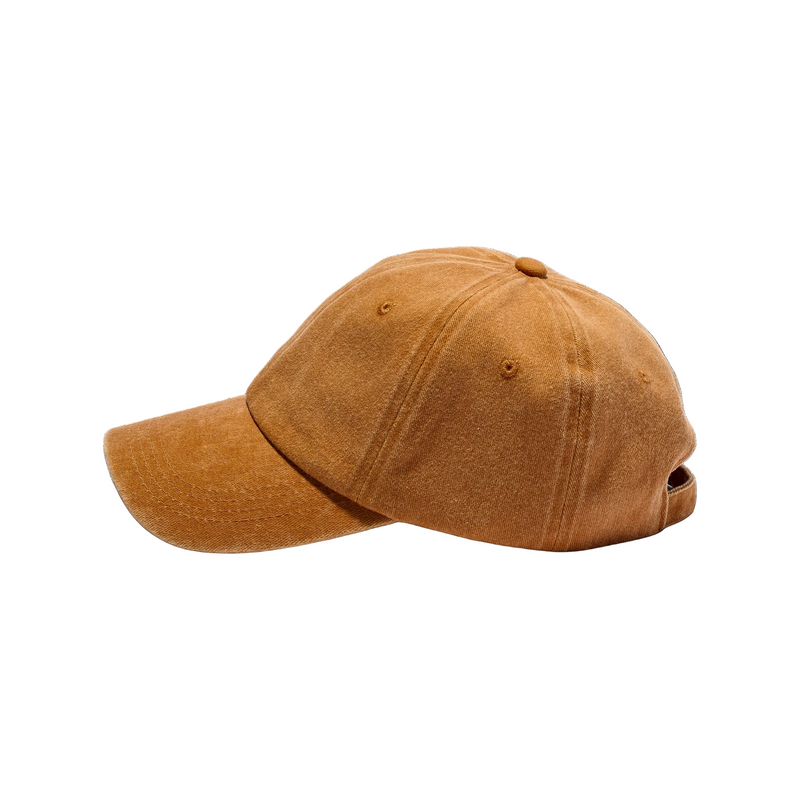 Unisex Vintage Amber Orange Baseball Cap