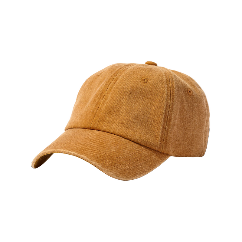Unisex Vintage Amber Orange Baseball Cap