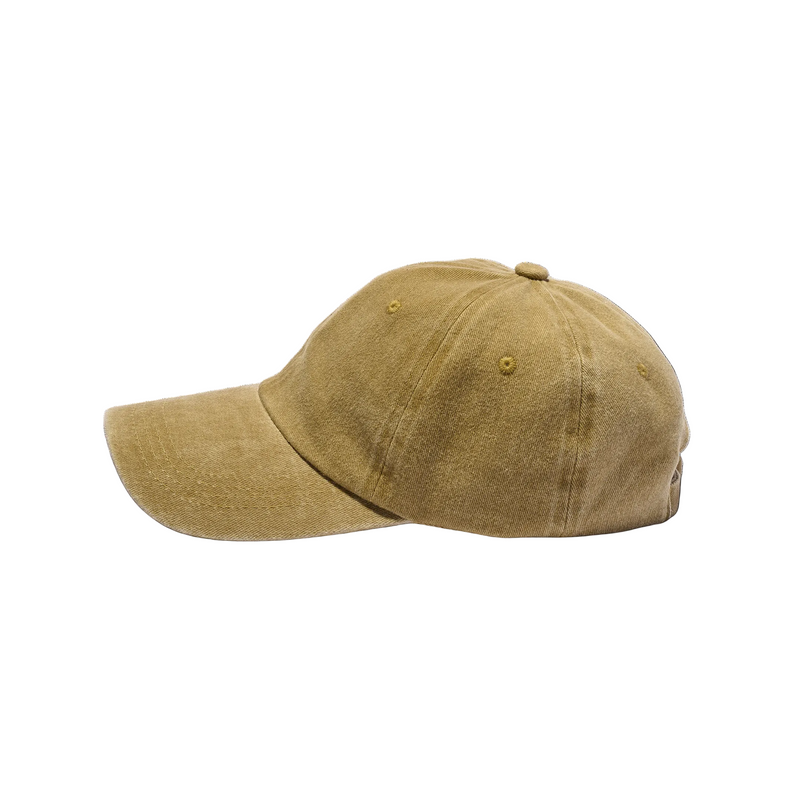 Unisex Vintage Khaki Beige Baseball Cap